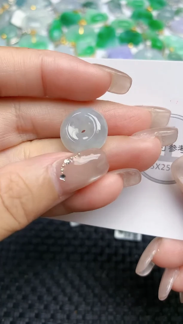 颈饰未镶嵌翡翠 天然缅甸A货翡翠百元以上9元证书费自理