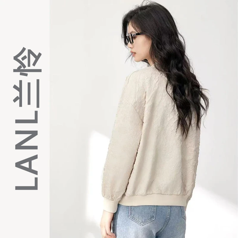 LA1998春季短款外套休闲运动时尚搭配气质百搭T