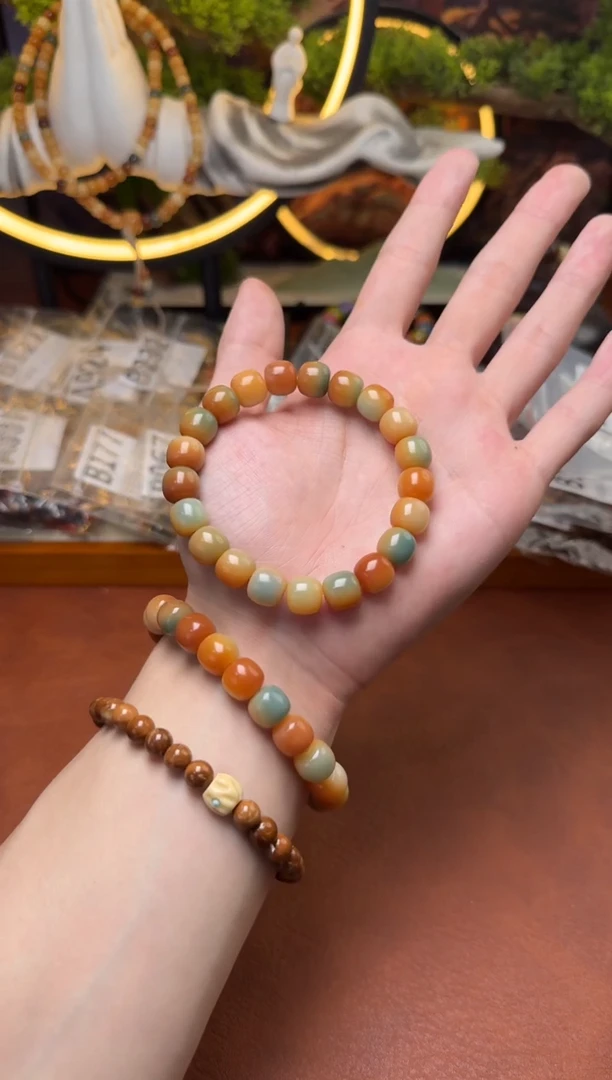 菩提根/象牙果手串菩提根青芒老型单圈