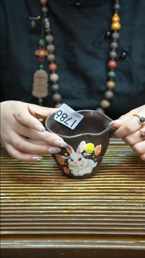 万古烧粗陶手工茶具