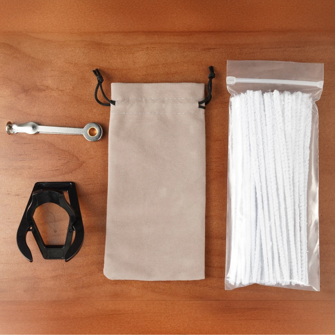 烟斗配件四件套 斗袋 通条 斗架 压棒