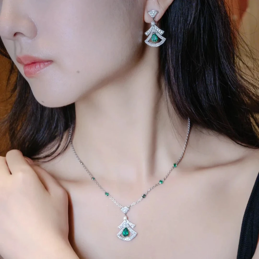 合金项链 2403项链轻奢精品香槟金 色女士项链