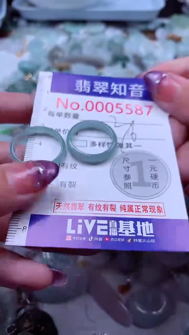 翡翠未镶嵌吊坠(不含链)5587