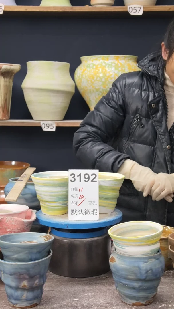 景德镇花盆默认微瑕3192