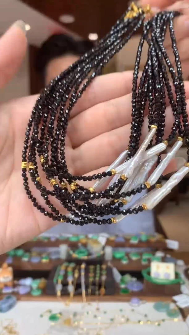 淡水珍珠未镶嵌套链套链 多样性发货1件