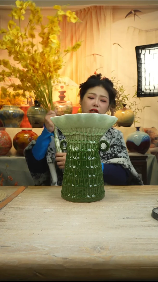 高29口23高温陶瓷花瓶