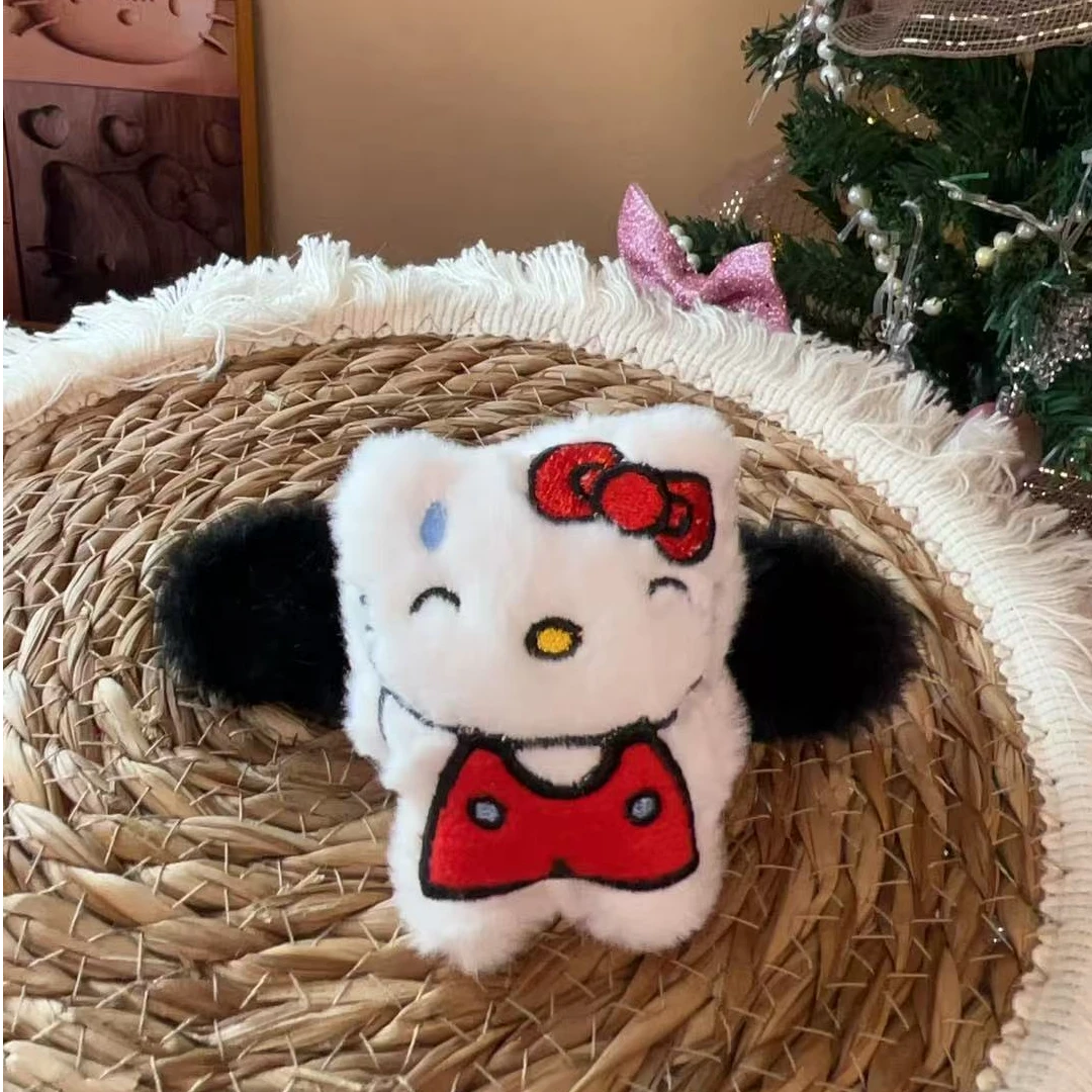 （095全身线条kitty系列）玩偶发夹可爱发卡手工少女心秋冬毛绒绒