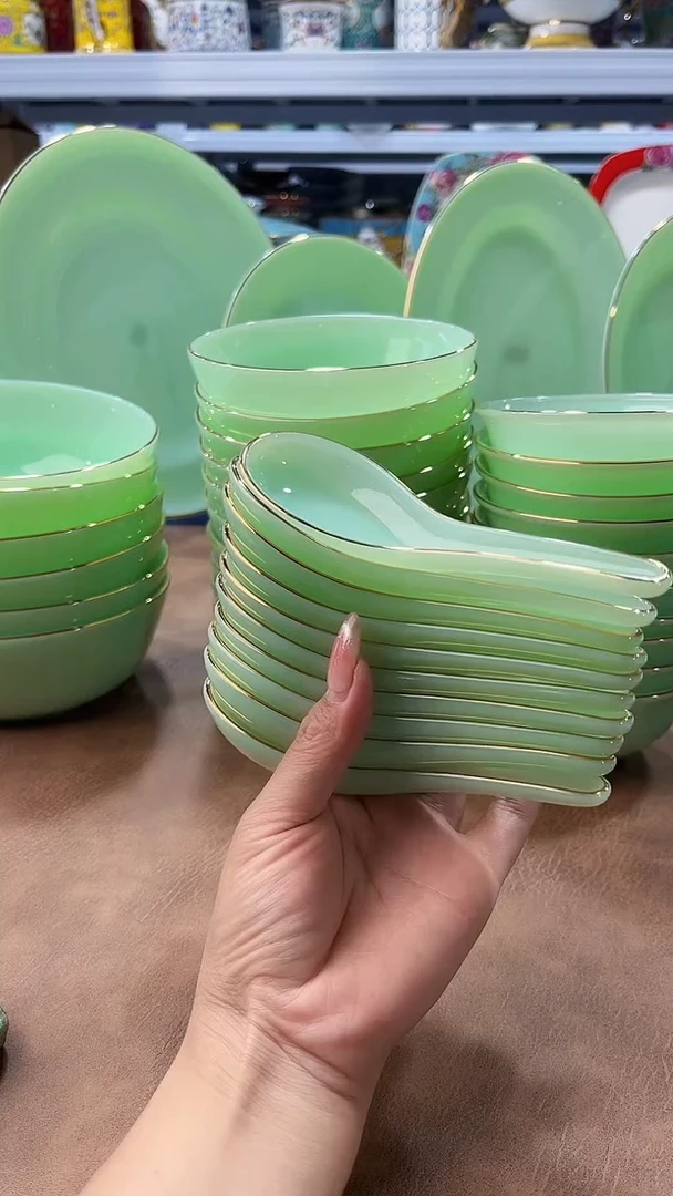 玉瓷小勺子10只餐具