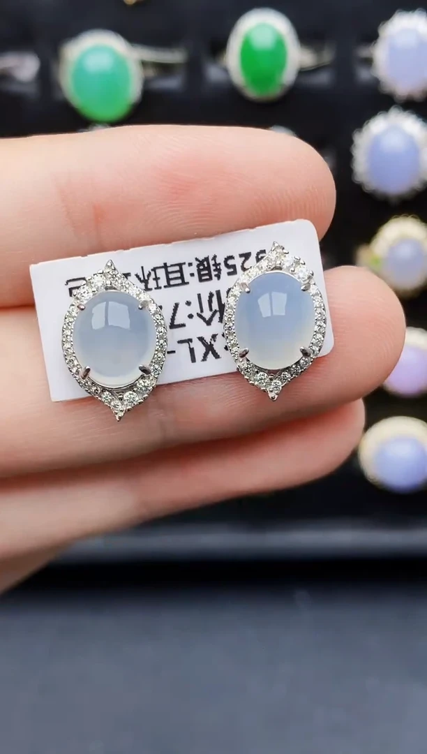 银S925镶嵌戒指翡翠2097