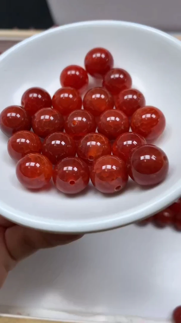 未镶嵌散珠玛瑙/玉髓E601 龙 鳞 风 血12mm5个8.8元