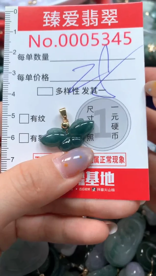 翡翠未镶嵌颈饰5345