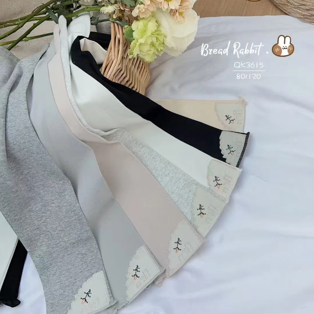 女休闲风公主风白色长裤夏季印花打底裤