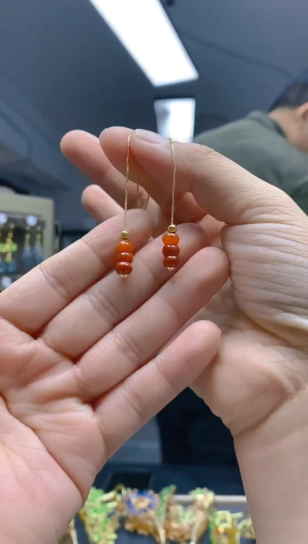 【闪购商品】翡翠耳饰合金292翡翠耳线