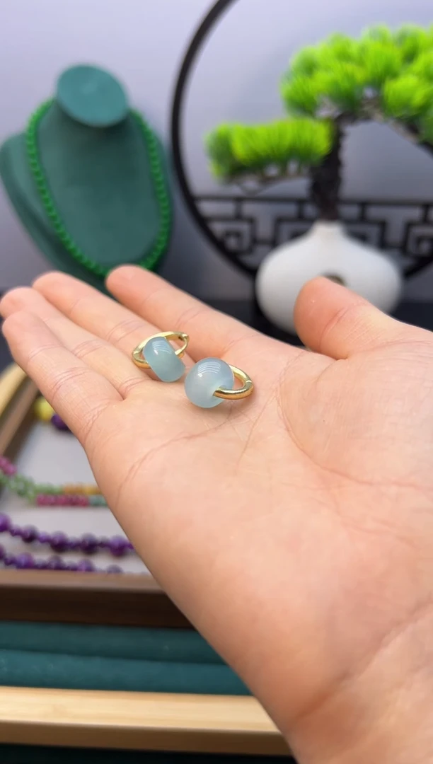 【闪购商品】翡翠颈饰14K金镶嵌E30