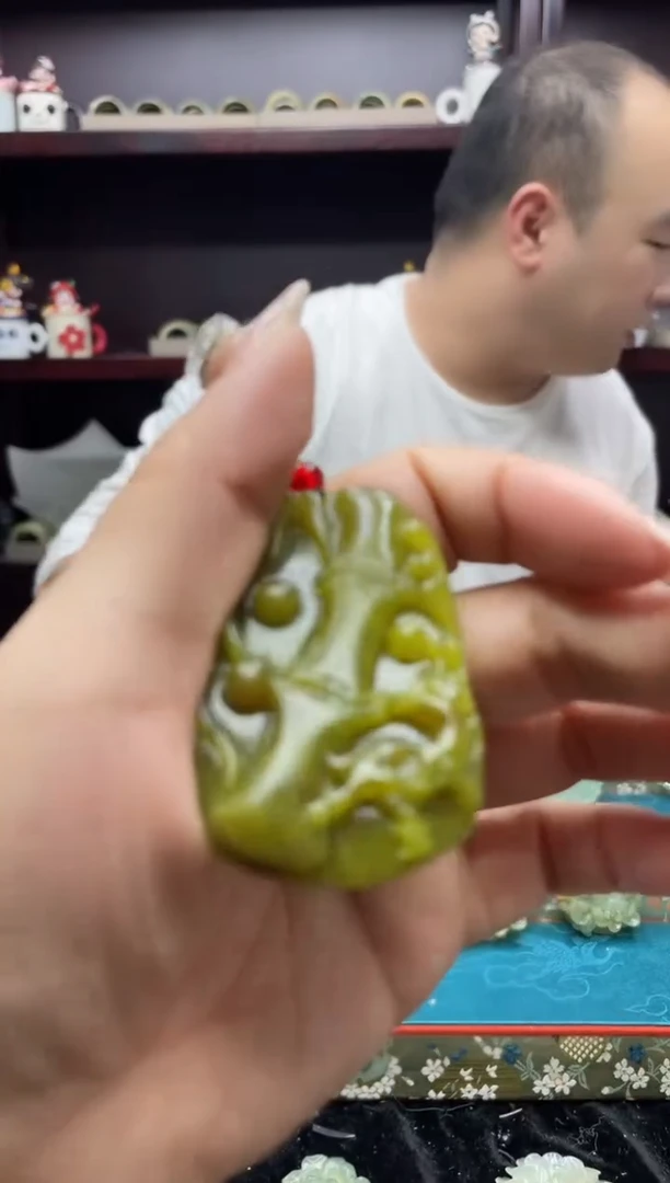 未镶嵌岫玉吊坠多样性发*货拍一发一