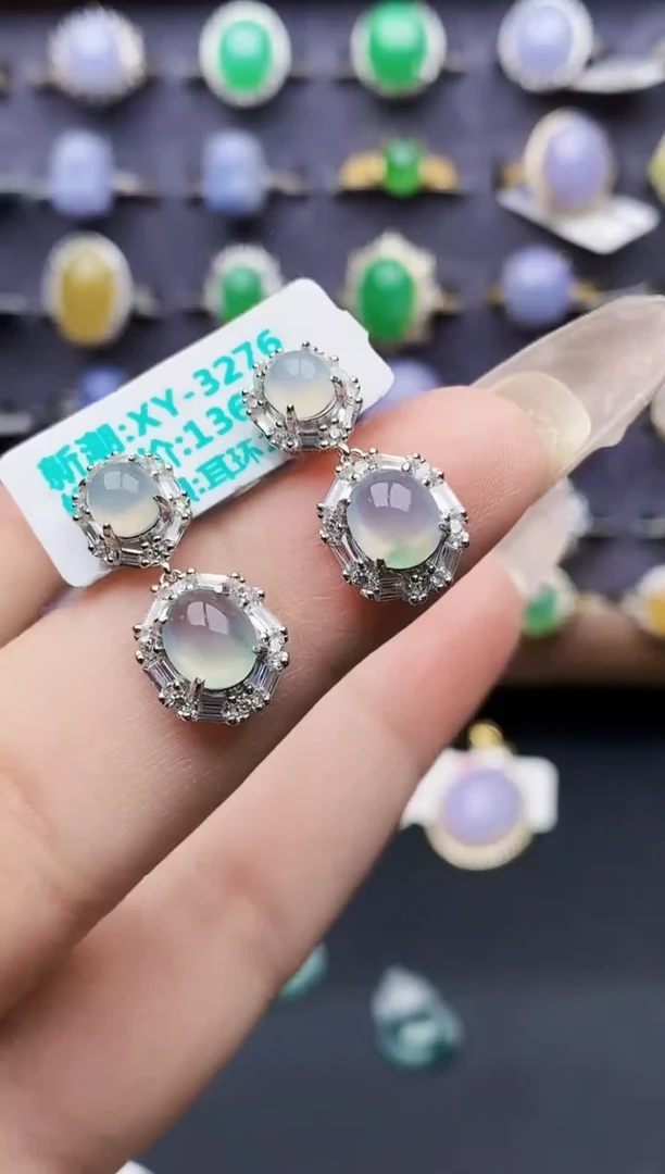 银S925镶嵌戒指翡翠1155
