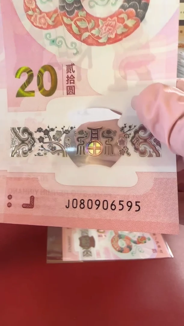【闪购商品】塑料25蛇钞080906595单张裸