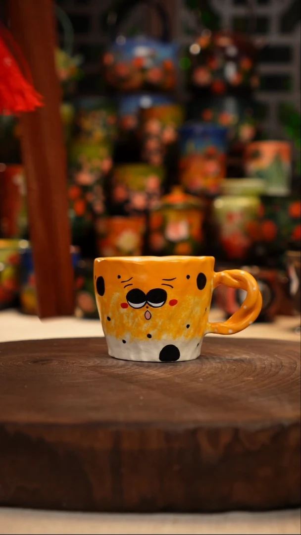 油画   釉下彩   杯子