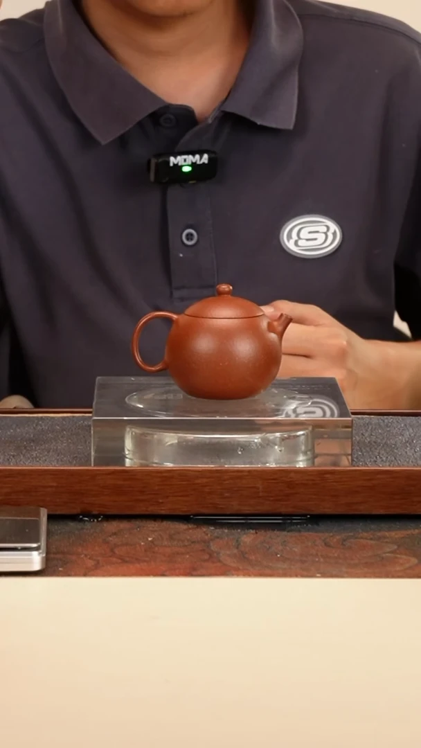 茶壶紫砂豆蔻西施红降坡110cc内推孔