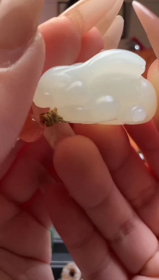 【闪购商品】和田玉白玉兔子未镶嵌吊坠