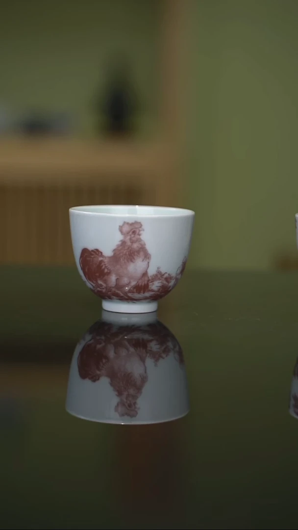 杯二亭-官上加官直口杯