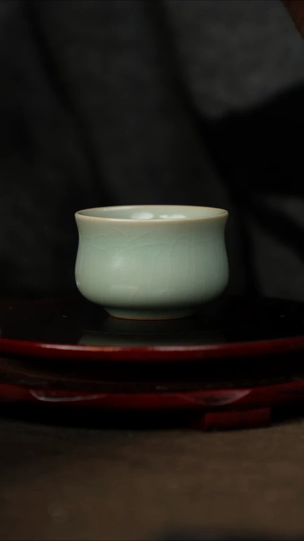 全品 福袋杯 无底款 仿古釉