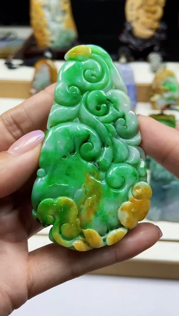未镶嵌挂件翡翠翡翠A货
