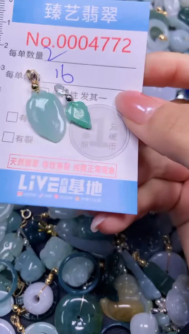颈饰未镶嵌翡翠4772