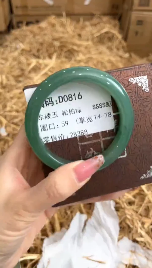 未镶嵌手镯石英质玉D0816