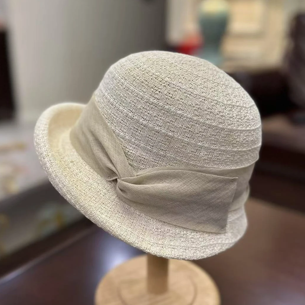 时尚百搭渔夫帽女士透气防晒遮阳帽优雅减龄出街潮