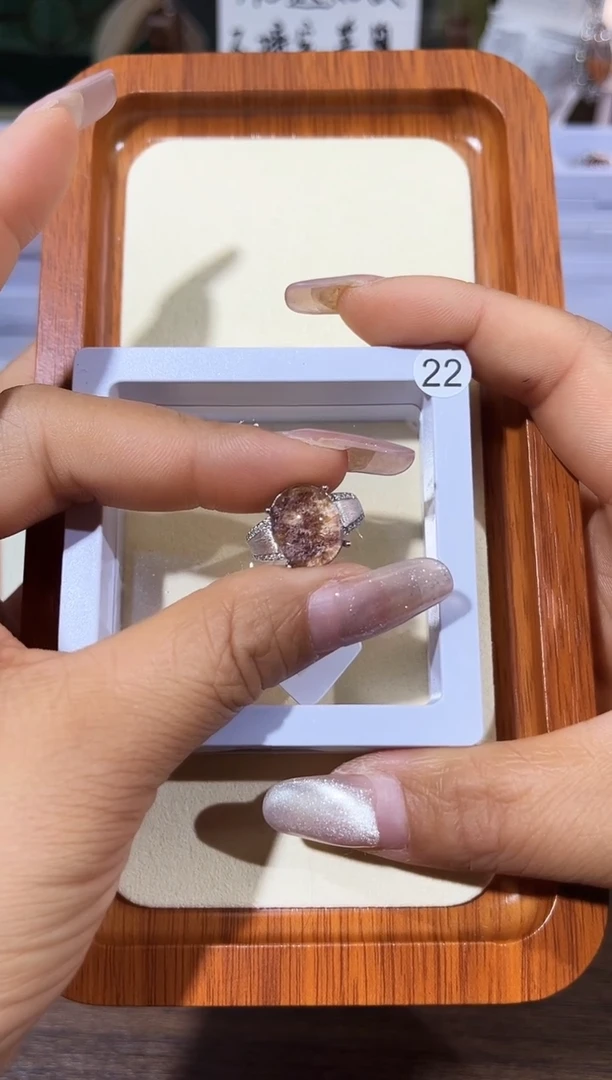 【闪购商品】水晶戒指银S925镶嵌定制