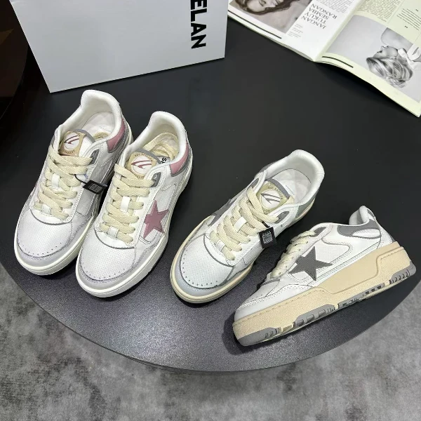 诗歌兰春款百搭星星板鞋休闲运动鞋