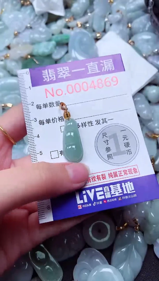 吊坠(不含链)未镶嵌翡翠4869