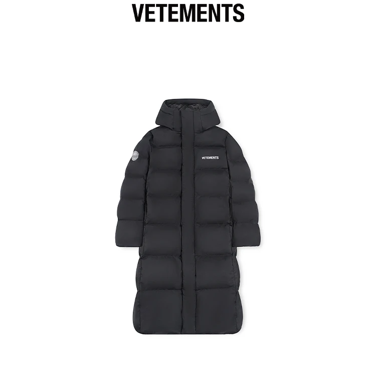 VETEMENTS冬季长款羽绒服男女同款时尚潮流暖感面包服64710001