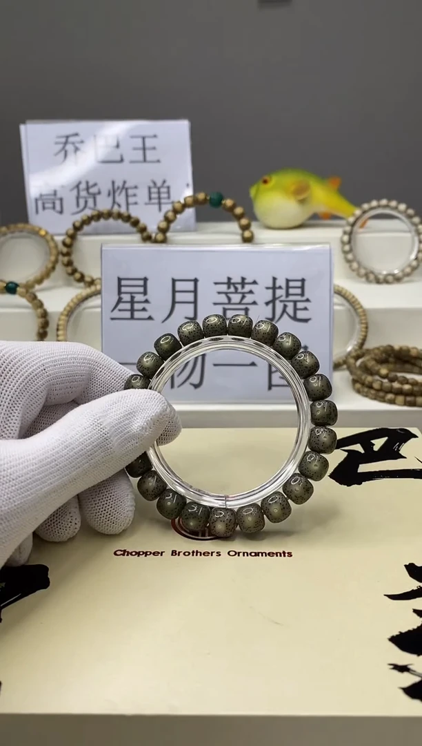 手串星月菩提一物一图-W65-173