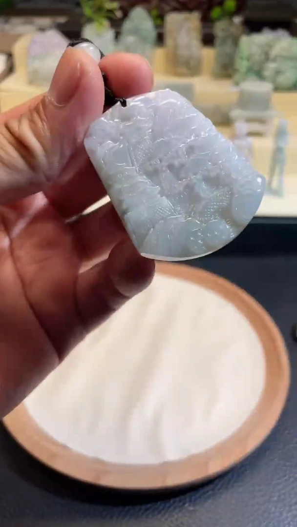 翡翠未镶嵌颈饰7/10/160