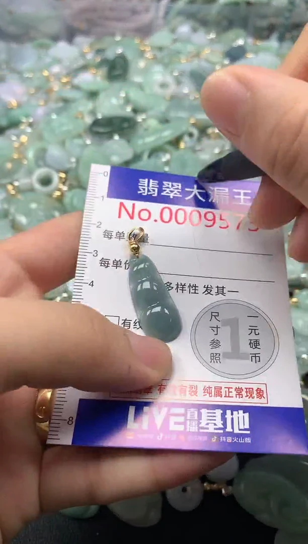 翡翠未镶嵌吊坠(不含链)9573