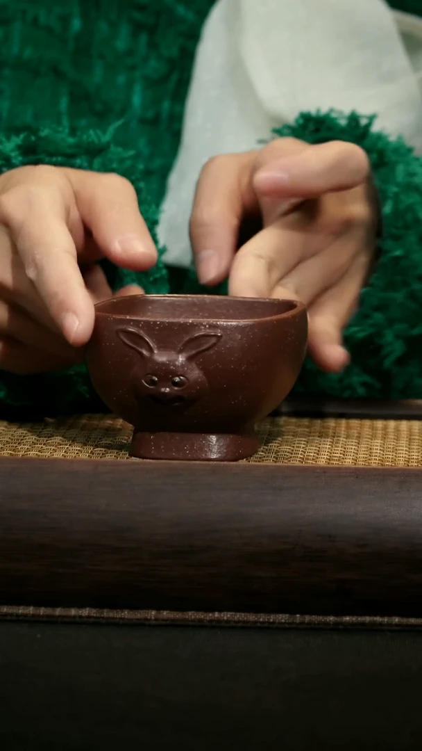 【闪购商品】紫砂茶壶表姐兔子杯