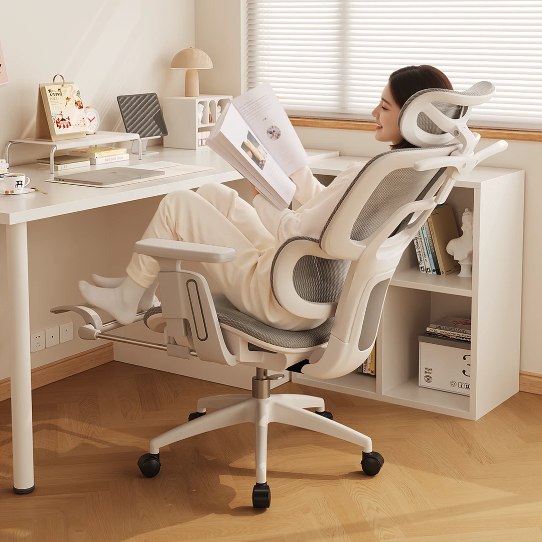 人体工学椅舒适久坐电脑椅家用办公午睡两用座椅宿舍电竞椅子