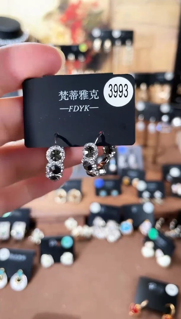 合金925银锆石梵3993