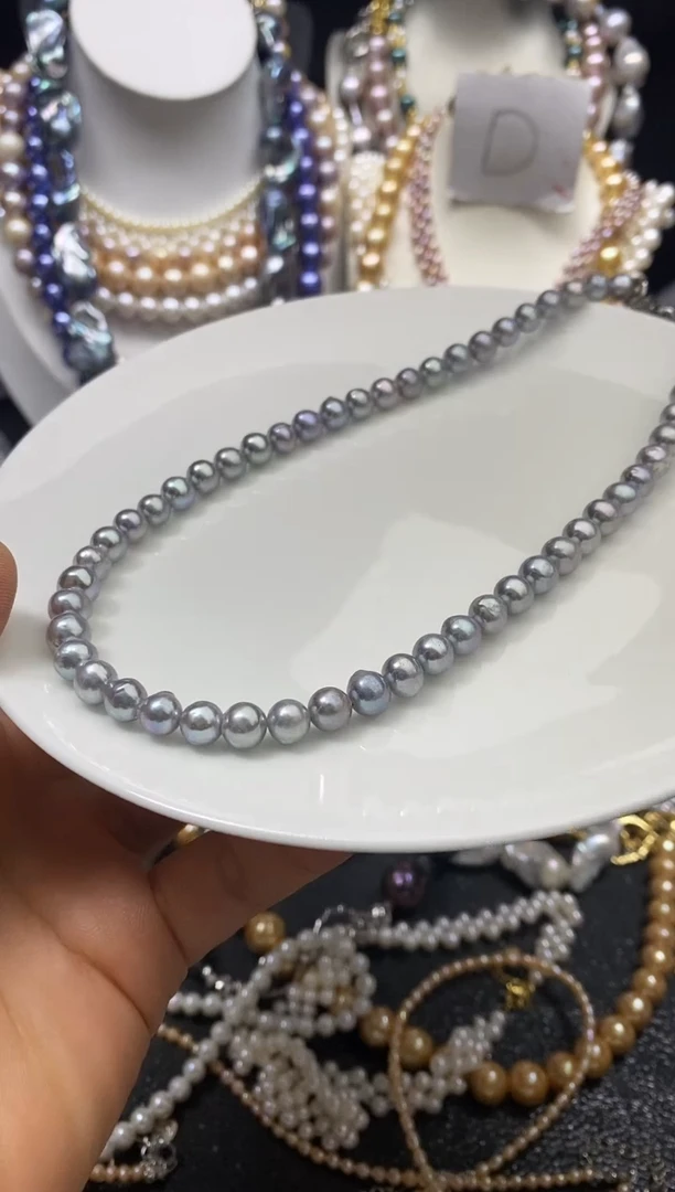 淡水珍珠未镶嵌颈饰多人