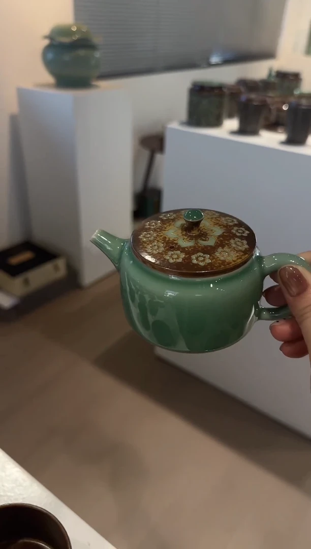 青瓷手工茶器包邮