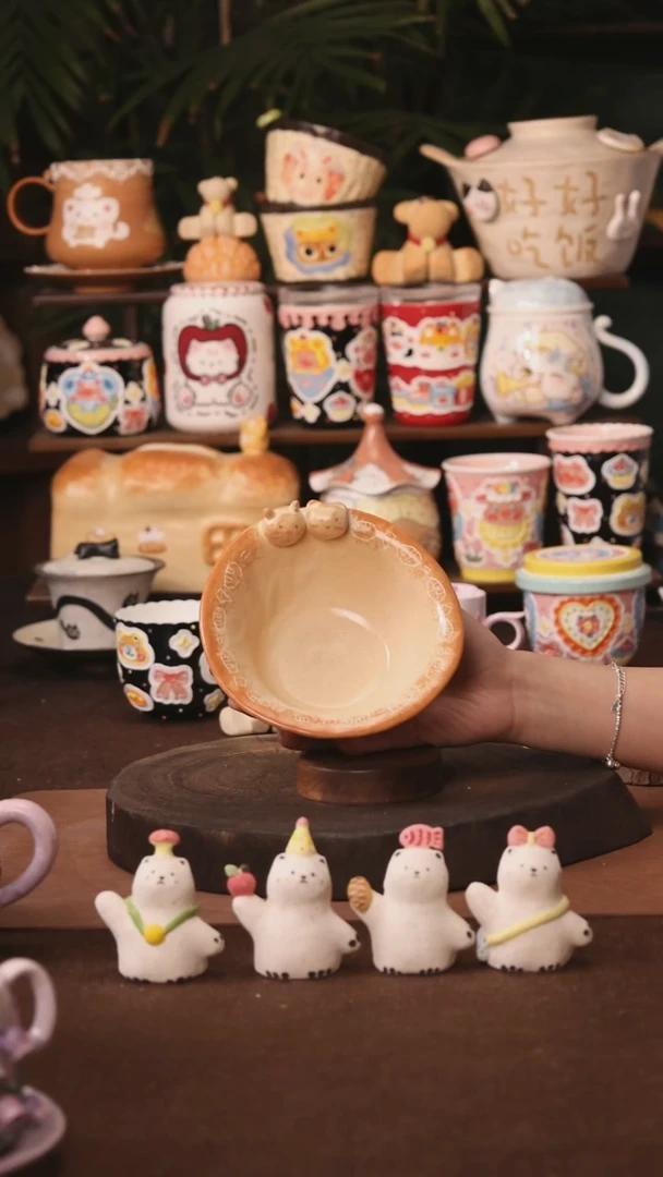 杯子景德镇原创手作陶瓷