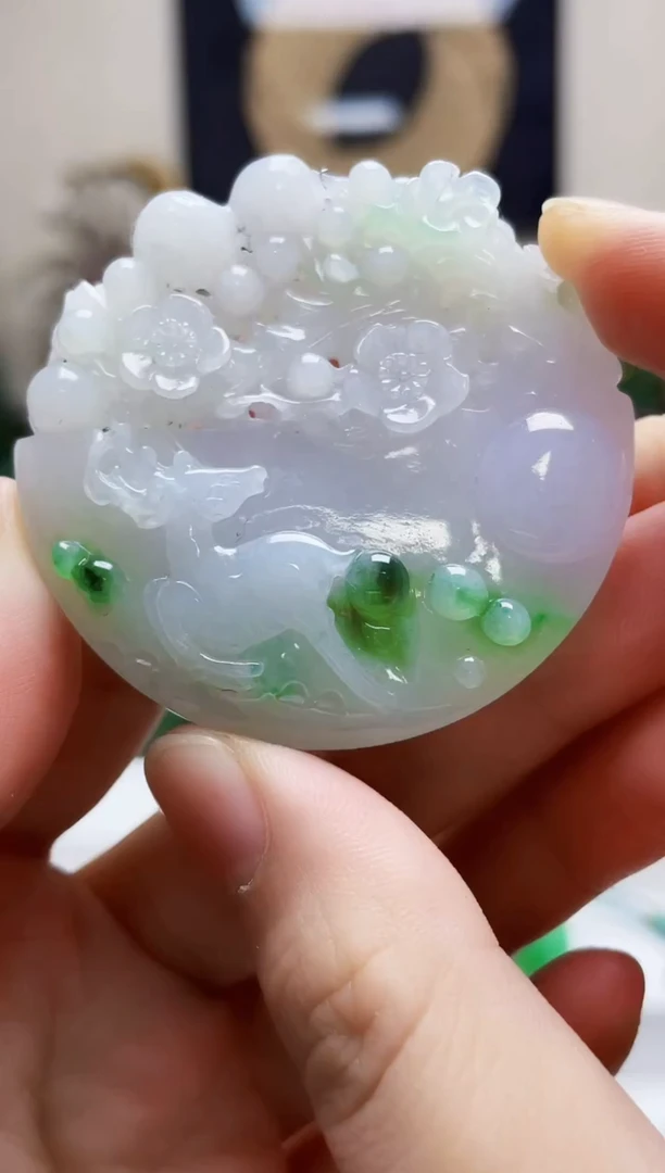 未镶嵌定制翡翠吊坠184