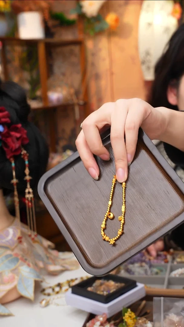 铜合金无锦簪阁绒花孤孤