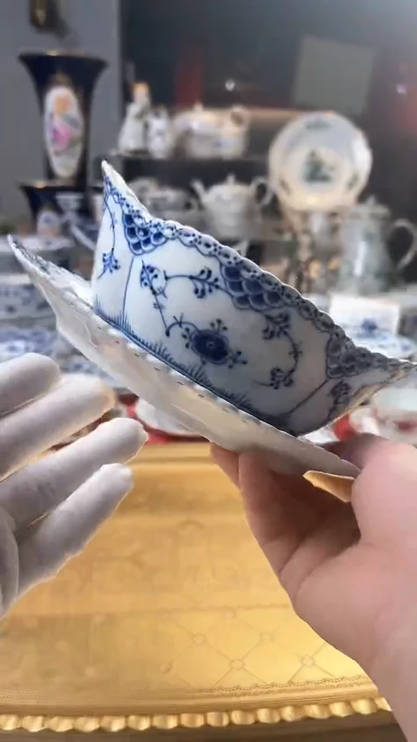 【闪购商品】瓷片哥本哈根全蕾丝酱料碗