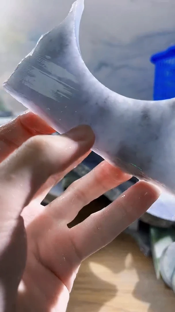 翡翠裸石缅甸翡翠A货文3108