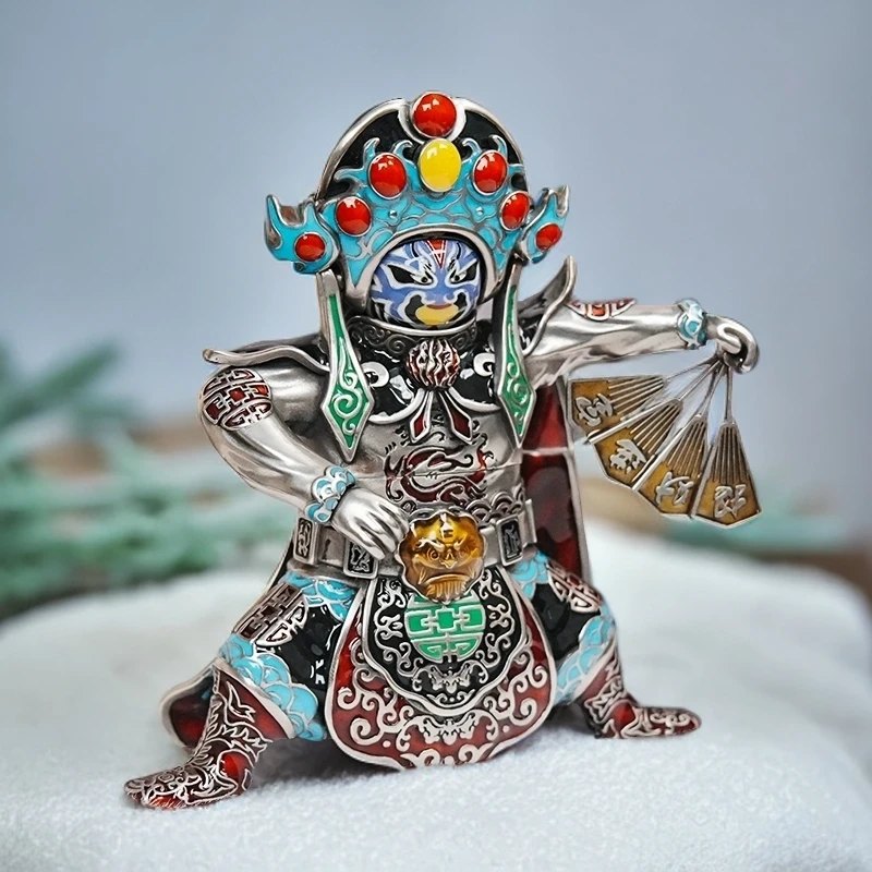 【CC】zippo打火机原装正品川剧变脸重甲摆件防风之宝男士送礼DY990