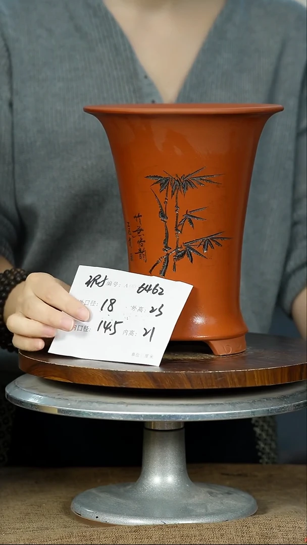 紫砂花盆6462 xia  紫砂花盆紫砂