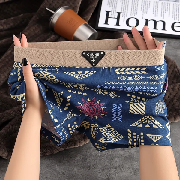 新款棉质女士内裤女生平角裤舒适2025少女防走光打底透气安全短裤